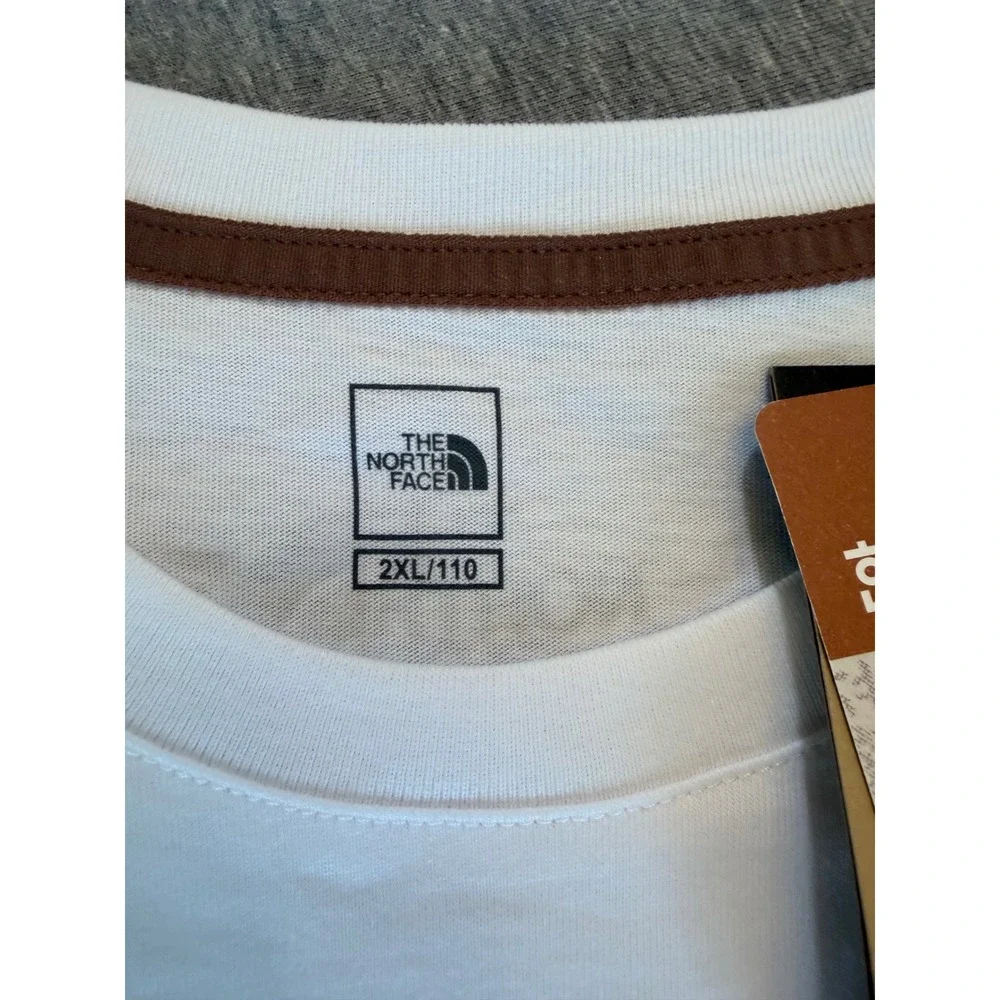 The North Face Hangeul S/S R/Tee 3 White Korean Alphabet Graphic Tee NT7UQ54B